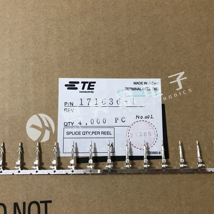 

Оригинальный новый разъем 171636-1, диаметр клеммы провода 16-20AWG, 30 шт.