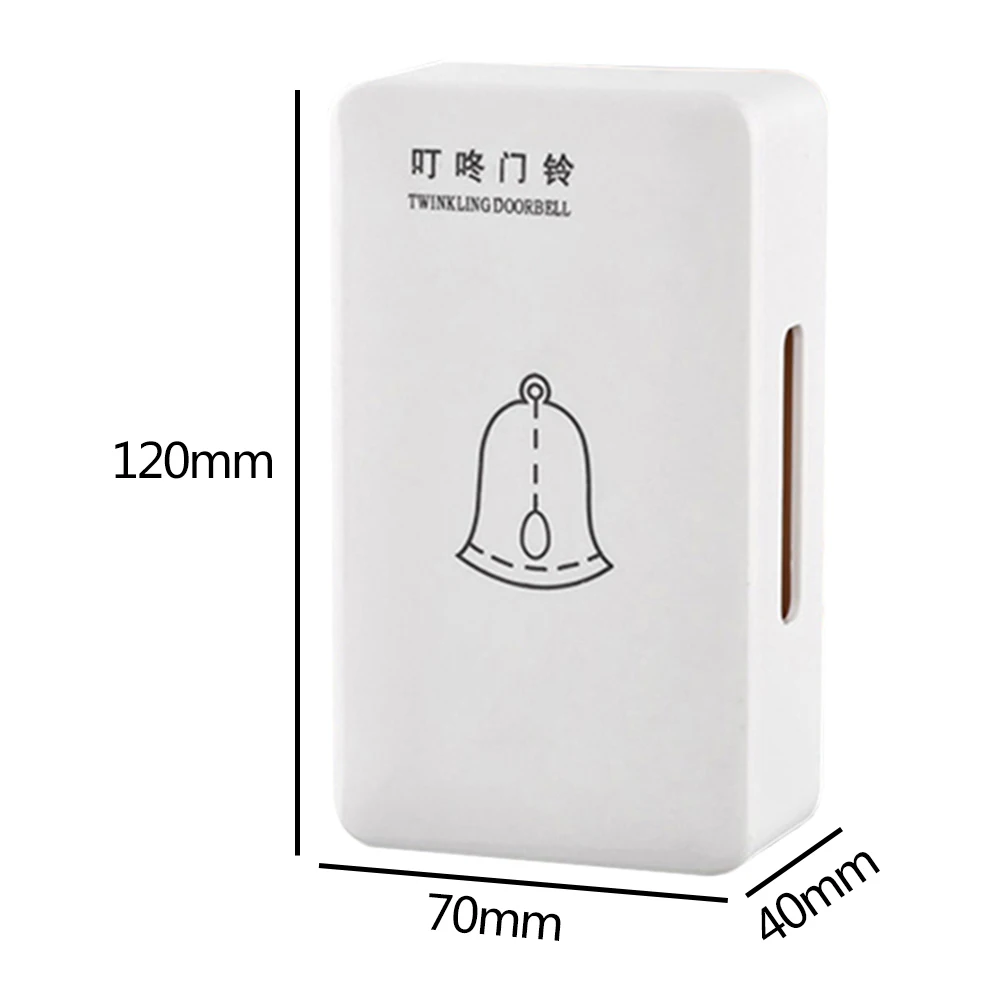 Doorbell Ding Dong Bell Home Office Access Wires Doorbell Mechanical 2 Wires Surface Mounted Door Bell