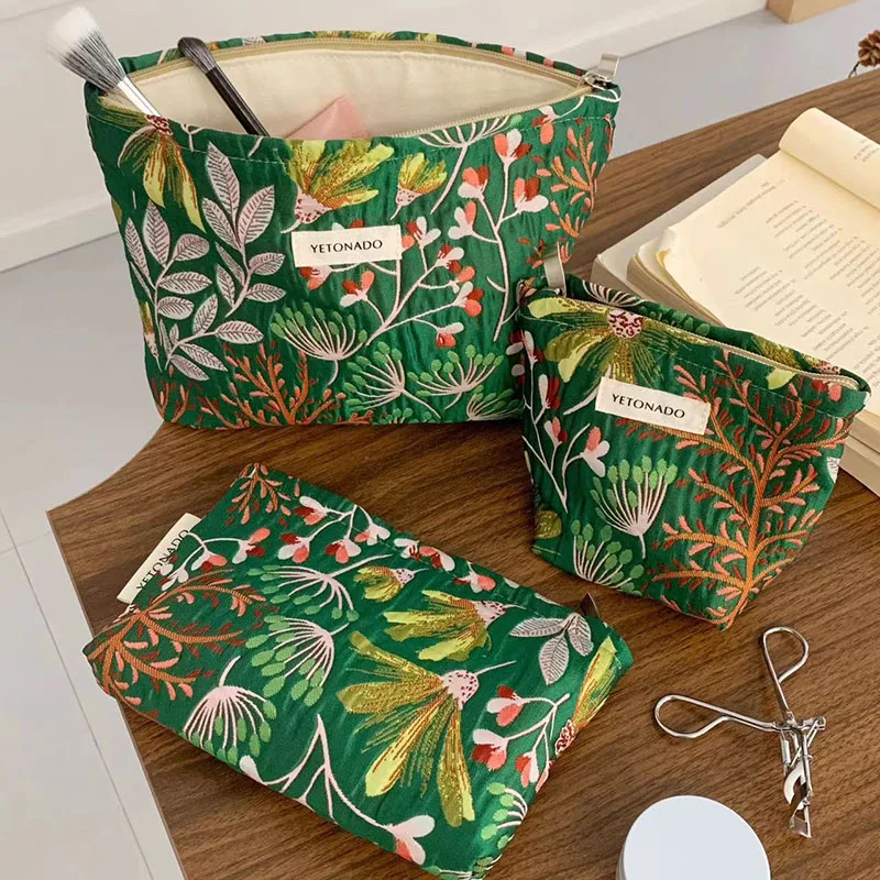 Floral Travel Cosmetic and Toiletry Organizer