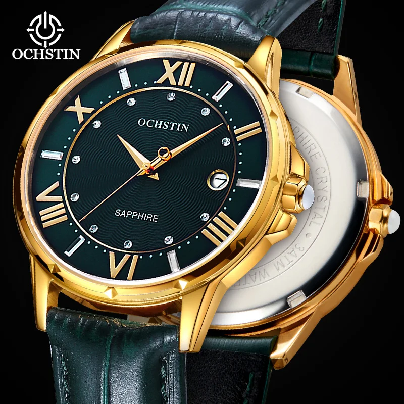 OCHSTIN New High Quality Women's Watches Fashion Student Quartz Waterproof Female Steel Wristwatch For Ladies Watches Roman Dial