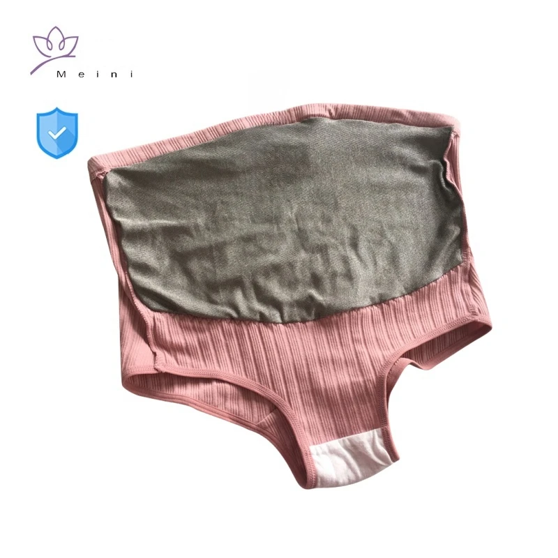 Anti-radiation abdominal support lining silver fiber maternity underpants Mobile phone, Computer EMR shielding clothing