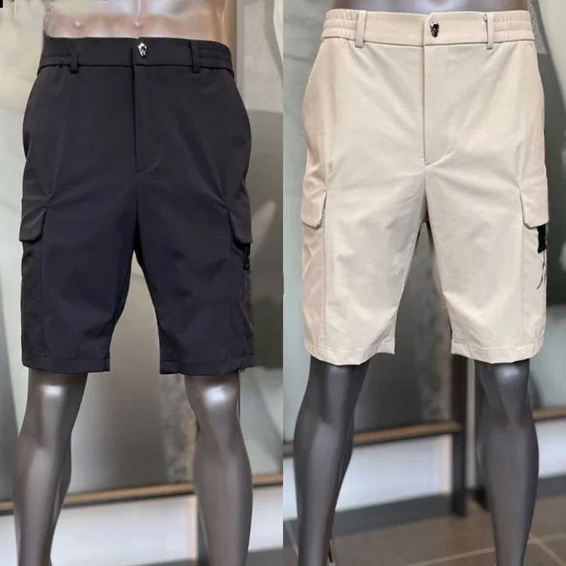 

Summer Golf Clothing Men New Logo Sports Breathable Man Golf Shorts Cool Pocket Casual Pants