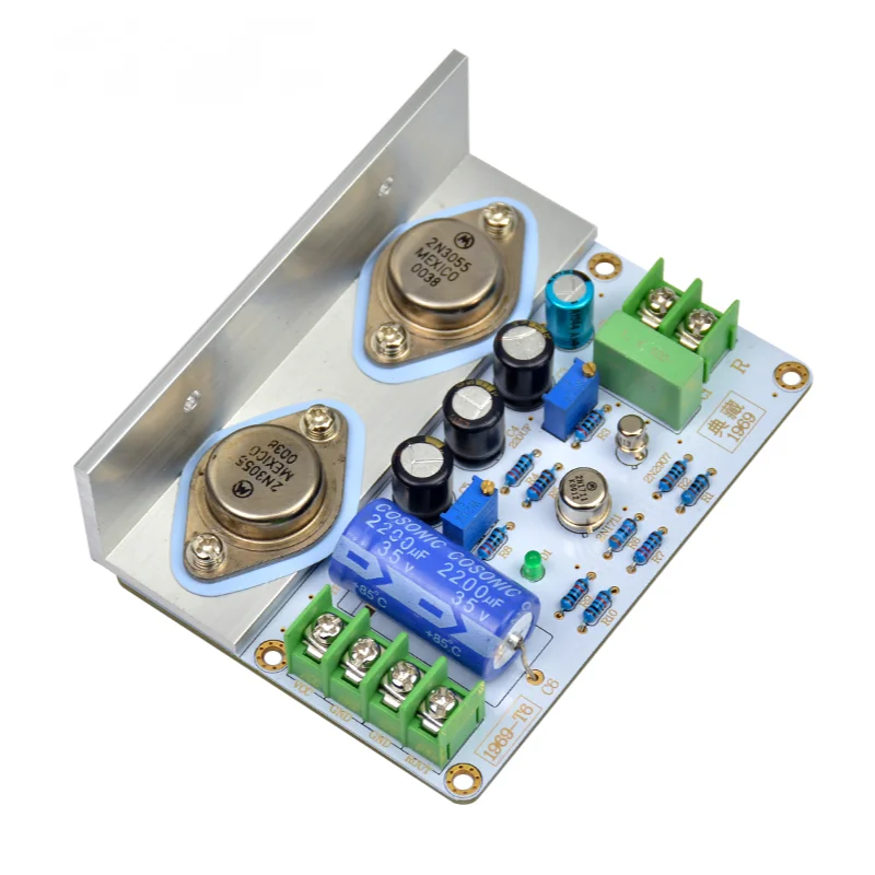 AIYIMA 1969 Class A Power Amplifier Board 10-15W HiFi Audio Amplificador MOT/2N3055 PCB Assembled Board And Diy Kits 1Pcs