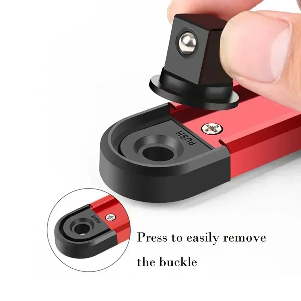 Socket organizer 360&deg; swivel magnetic socket organizer 1/4 3/8 1/2Inch socket clip rail holder for hand tools accessory