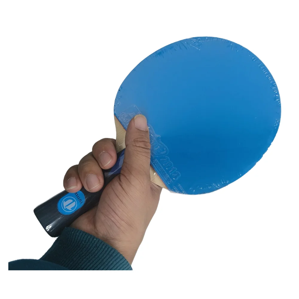 Hotsale farbiger Tischtennisschläger, Ping-Pong-Paddel mit kleinem Griff und blau/grün/rosa Gummiplatte für das Training von Kindern – Detail 11