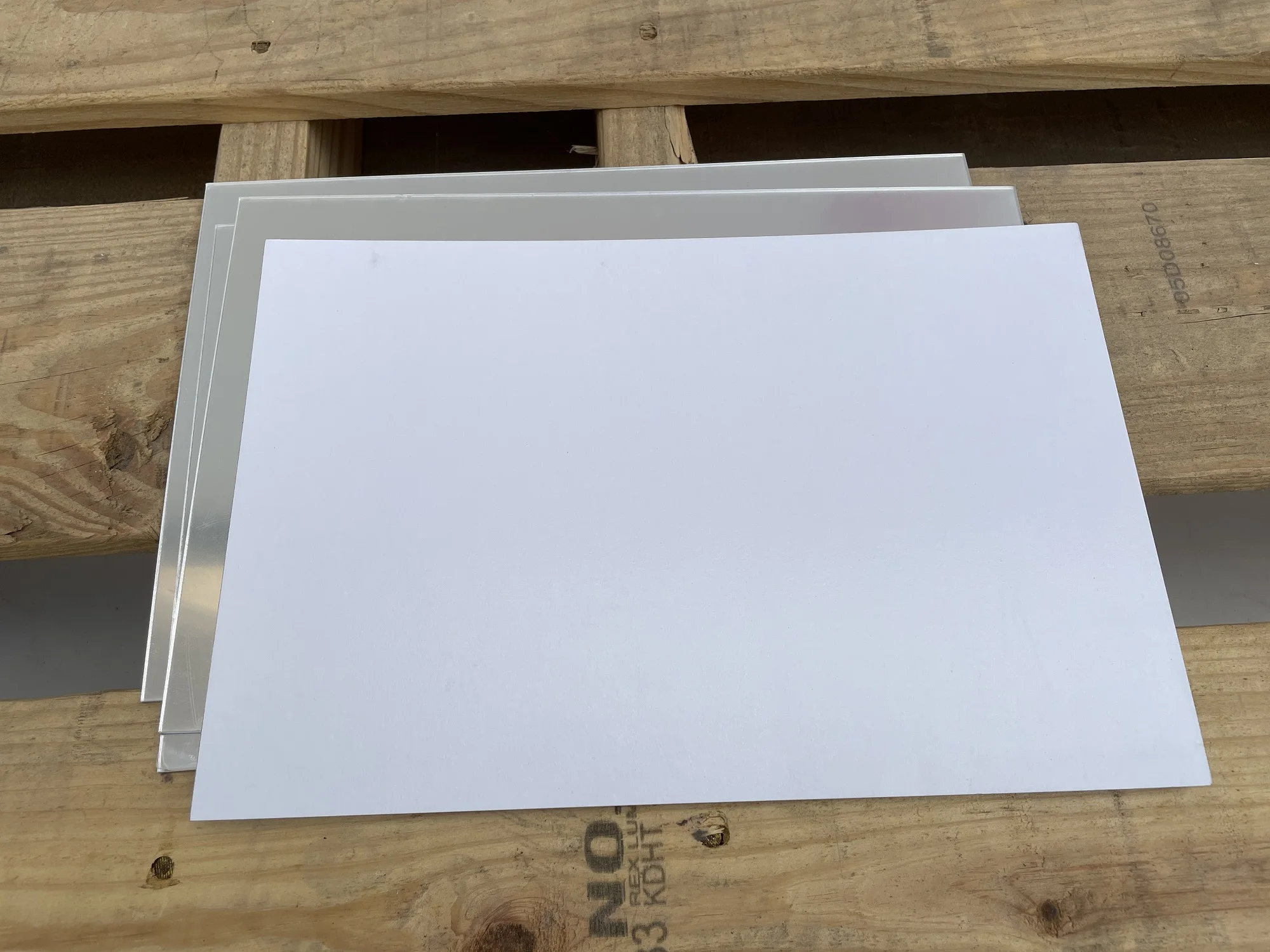 Rectangle Silver Acrylic Mirror Sheet Harmless For Wedding