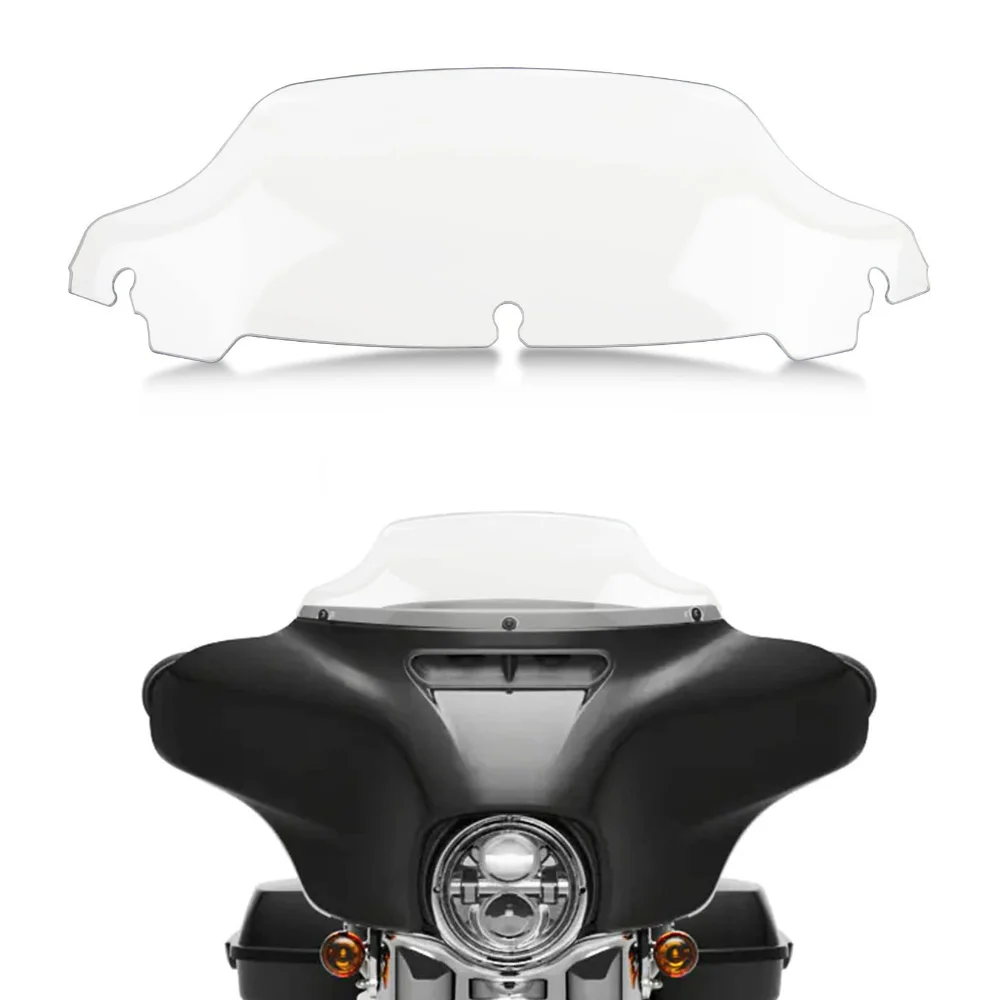 

7" Wave Windshield Windscreen for Harley Touring Street Glide Electra Ultra Limited Tri Glide FLHT FLHX FLHXS FLHTK 2014-2022