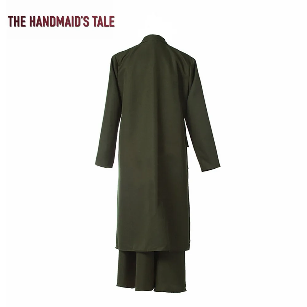 green emerald velvet dress The Handmaid's Tale Aunt Lydia Cosplay Costume – CoserZ main image 1