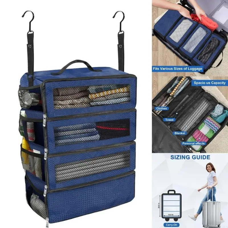 23GA Durable Waterproof Oxford Fabric Clothing Organizers For Traveler And Students 5
