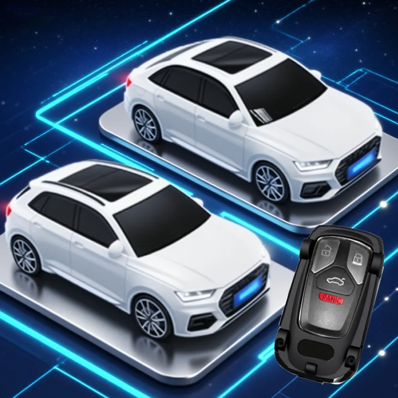 Verschiedene Automodelle für Audi A4L Q5L A6L Fernschlüsselhülle für A4 B9 A5 A6 8S 8W Q5 Q7 4M S5 TT TTS Schlüsselhalter Zubehör