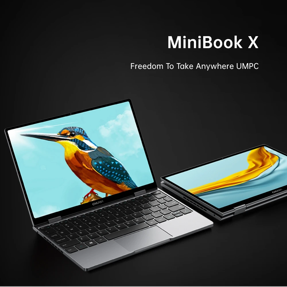 YYHC 접이식 CHUWI 미니북 X 요가 노트북, 10.51 인치, 12GB RAM, 512GB SSD ROM, Win 11, 인기 컴퓨터 게임용 노트북