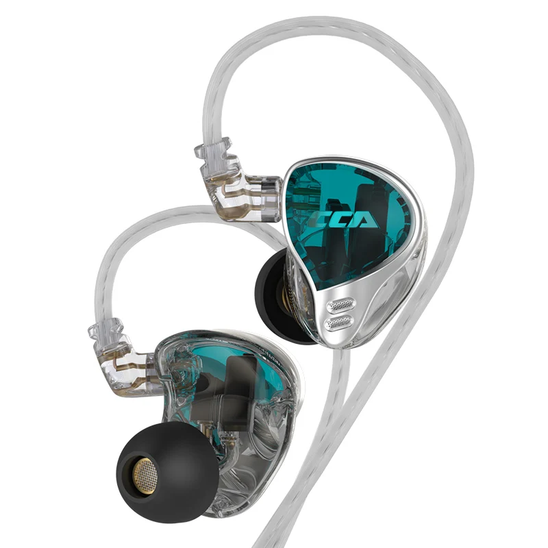 

CCA CA10 In Ear Earphone 10BA Balanced Armature Earbuds HiFi Music Noice Cancelling Sport Earplugs Headset With Detachable Cable
