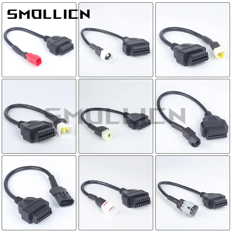 

1 Set EFI Motorcycle Detection Line Diagnostic Line Adapter Cable National Four Interface For Honda Suzuki Yamaha General OBD