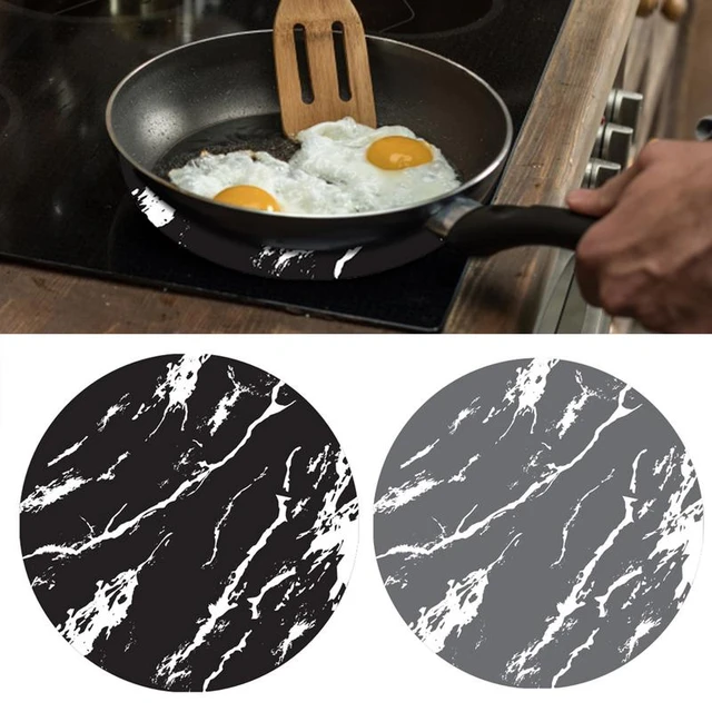 Stove Mat Pad Fiberglass Induction Cooktops Magnetic Non-slip Silicone  Scratch Protector Heat Resistance For Induction Cooker