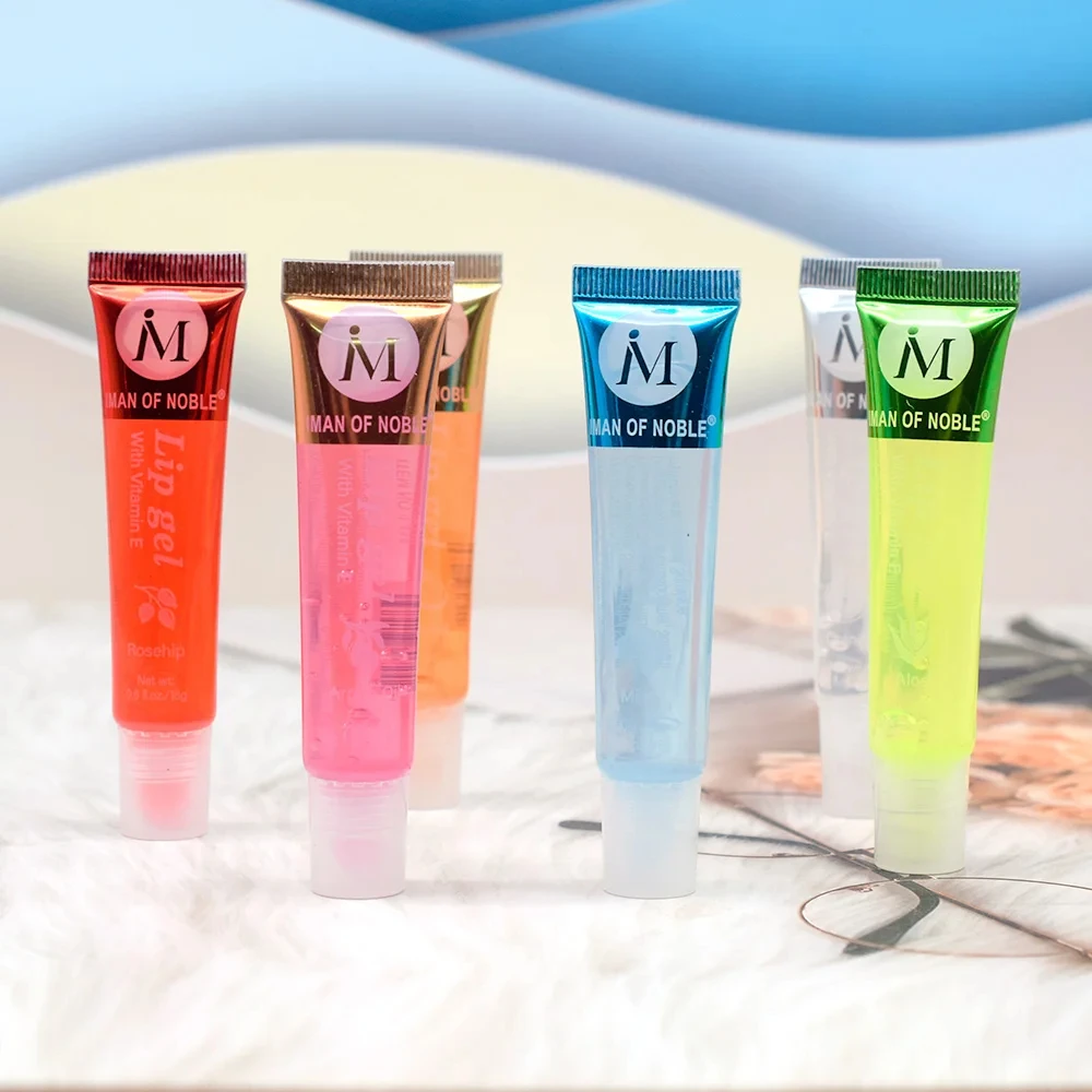 36pcs Fruit Flavor Lip Gloss Set Clear Vitamin E Moisturizing Lip Gloss Women Girls Lip Oil Kawaii Lips Makeup Wholesale 3
