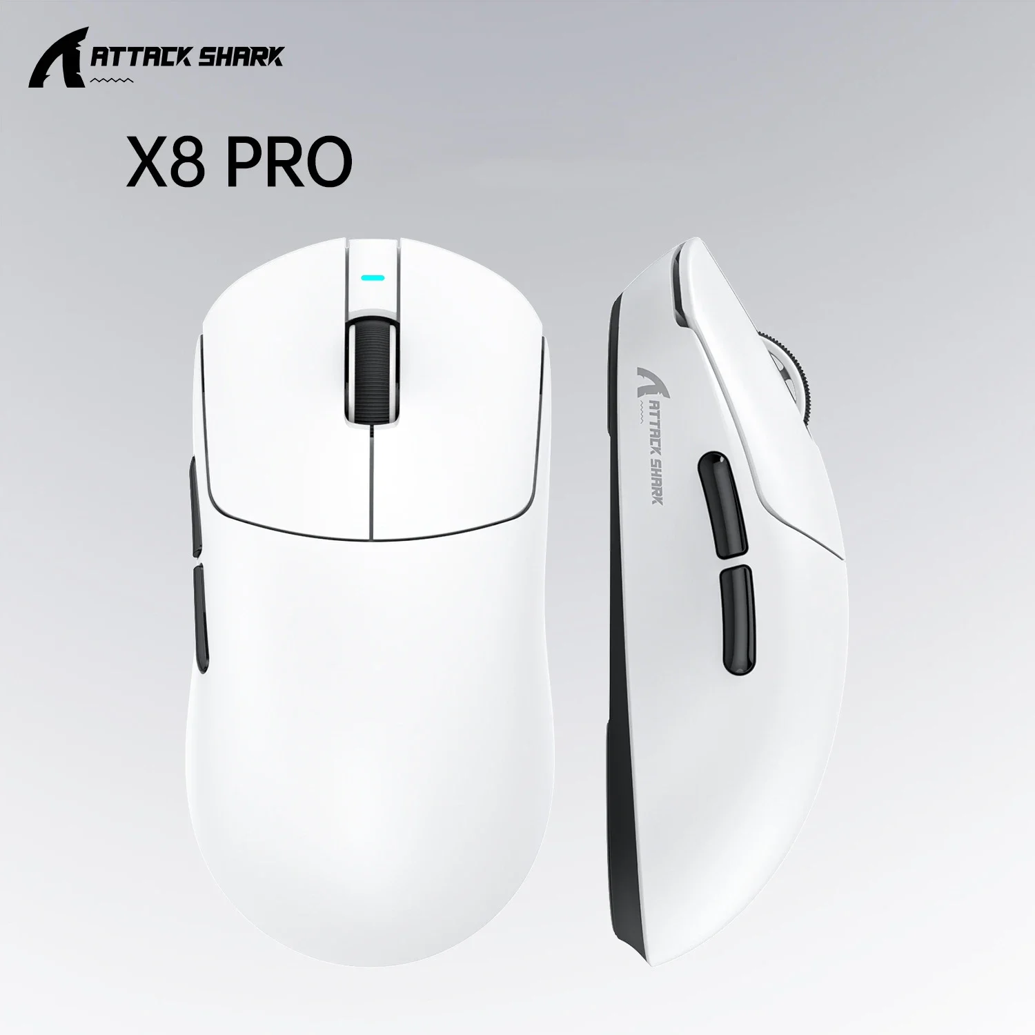 ATTACK SHARK X8PRO 有線/2.4Ｇ/Bluetooth ATTACK SHARK X8PRO Ultra-Light Wireless Gaming Mouse
