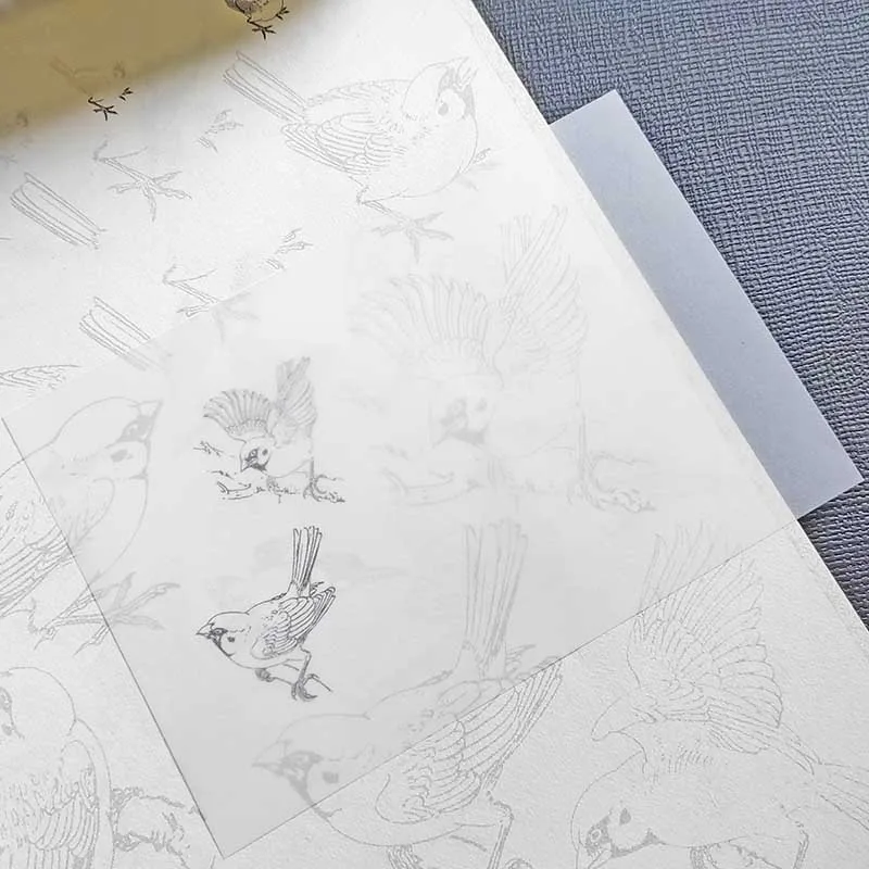 73gsm Vellum Paper 100 Sheets for Tracing Drawing Scrapbooking die cutting making frame window shaker overlay panel cards