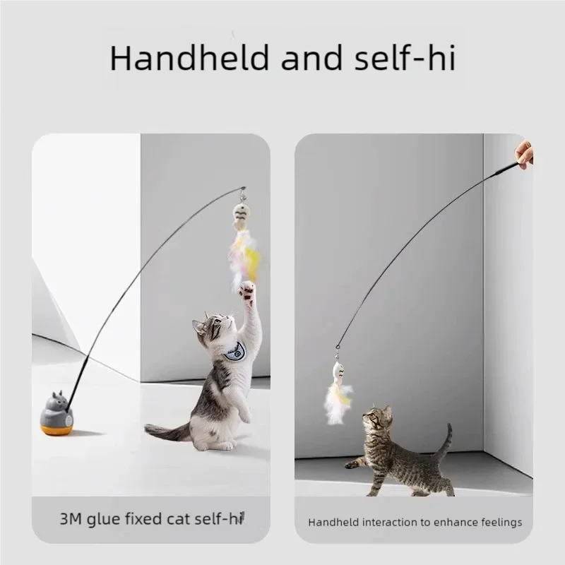 Feather Cat Teaser Wand Toy 3