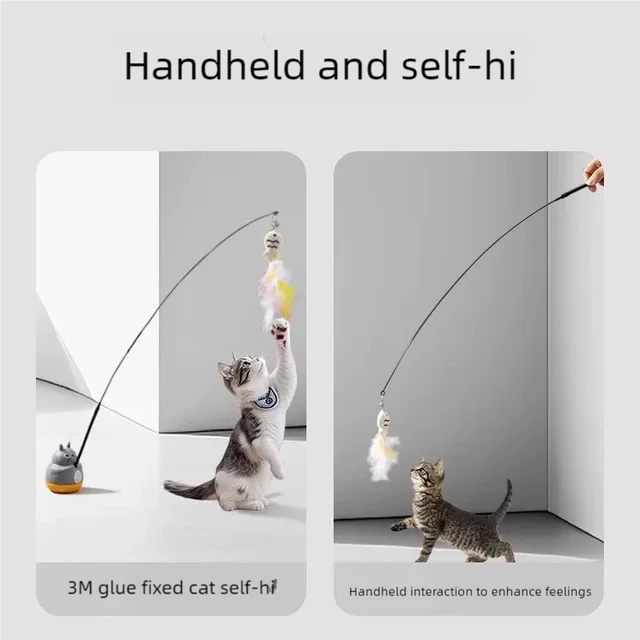 Feather Cat Teaser Wand Toy 3