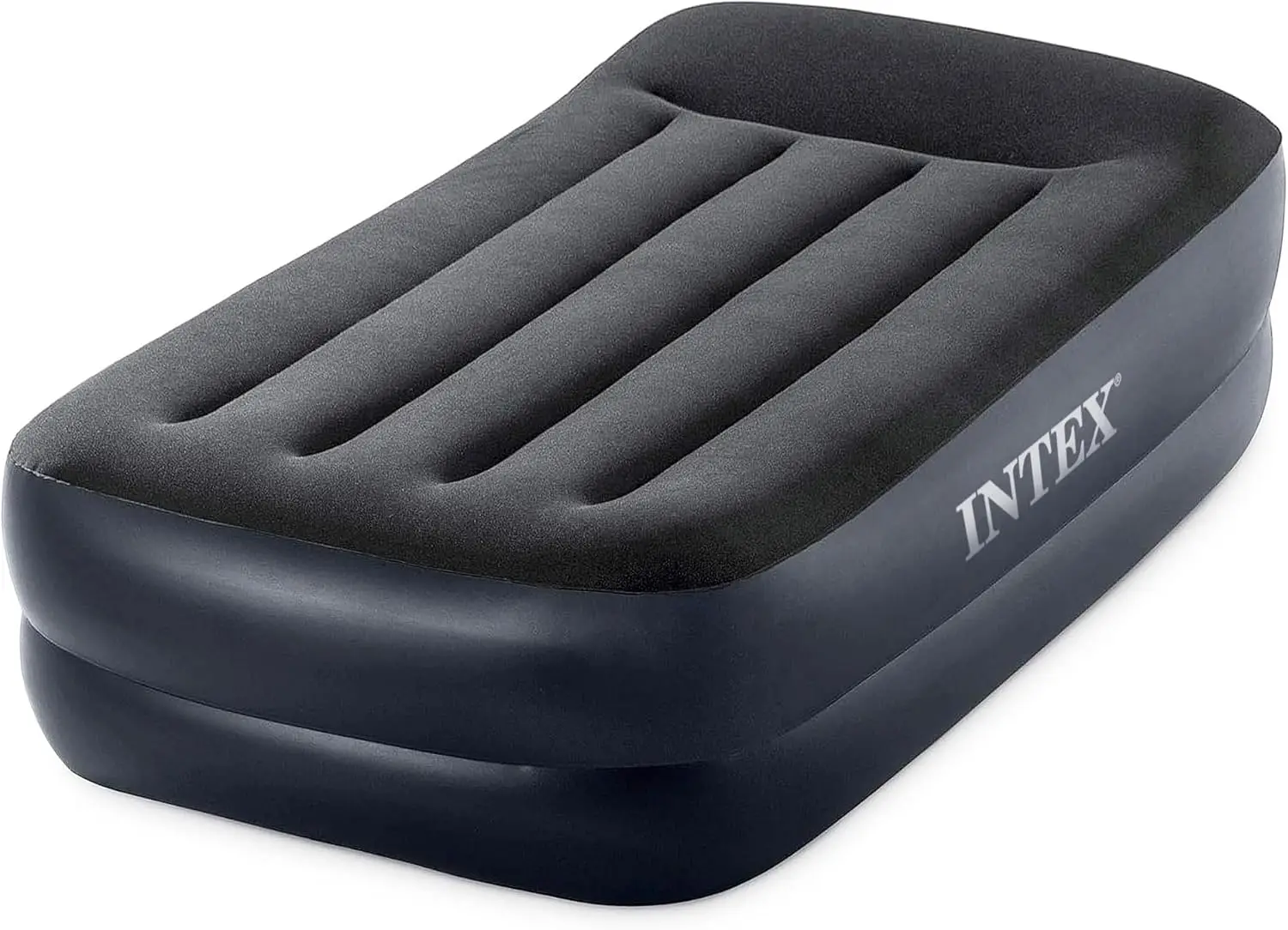 Elevated Air Mattress with Built-in Pump, Twin Size-Portable Inflatable Bed for Adults, Camping, Guests