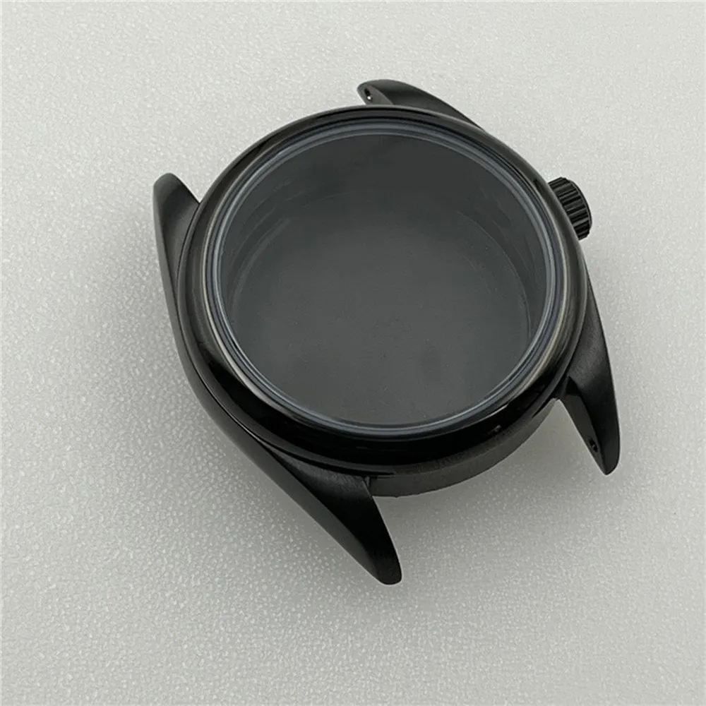 New 36mm Watch Case Stainless Steel Mechanical Watch Sapphire Glass NH35 Case for NH35 NH36 4R35A 4R36A Movement Shell Parts