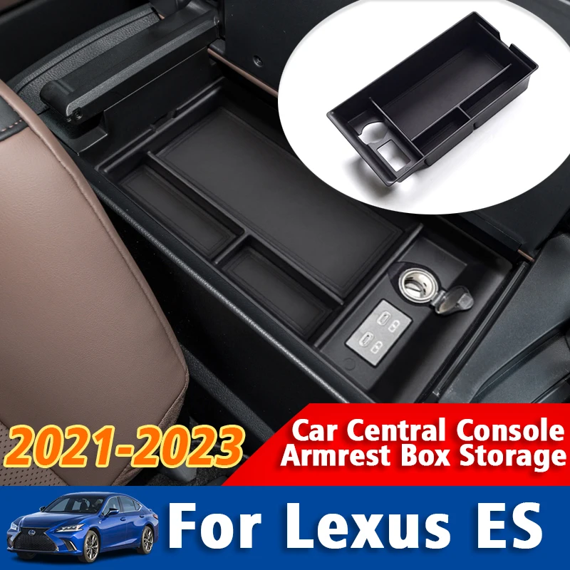 

For Lexus ES XZ10 ES250 ES300hES350 2021 2022 2023 Armrest Storage Box Interior Oeganizer Central Console Glove Holder Tray