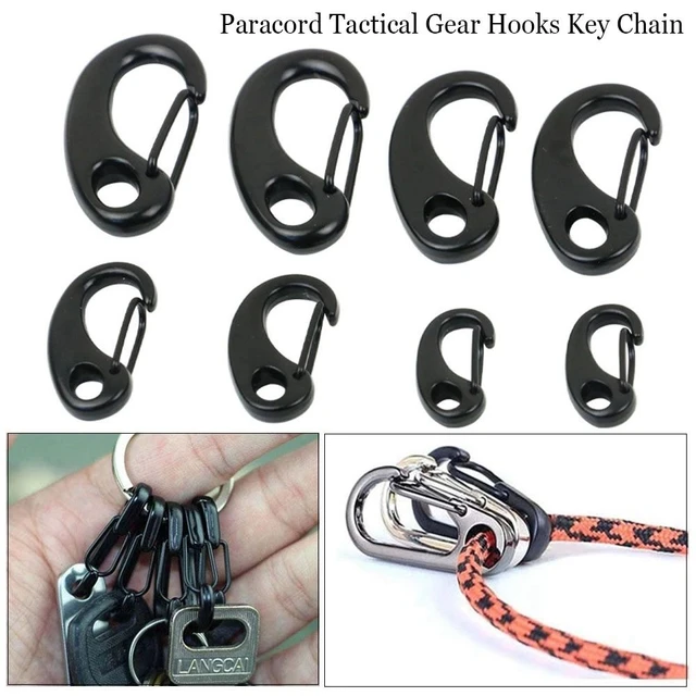 Alloy Titanium Carabiner Keychain Hook Clip Outdoor Camping Hiking Edc Tool  Multifunctional Climbing Equipment Carabiner Clip - AliExpress