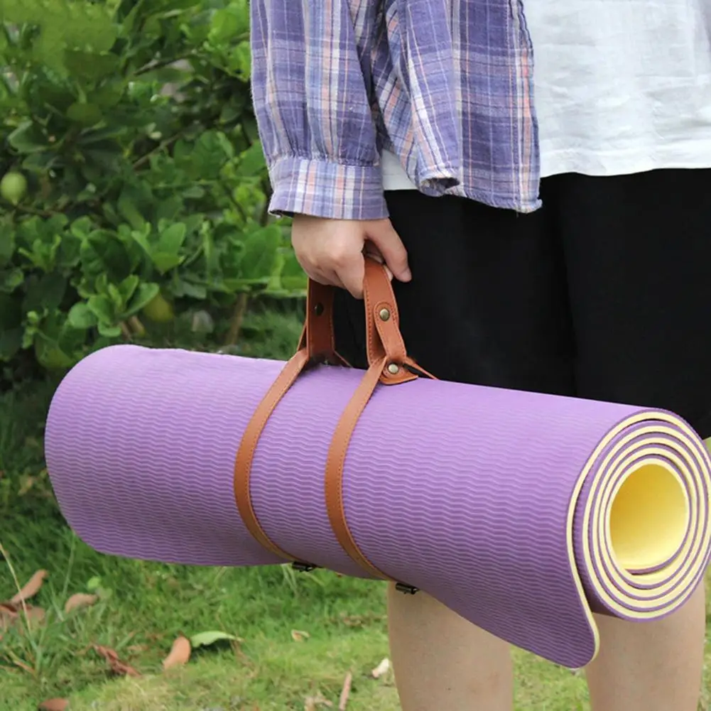 Yoga mat carrier strap adjustable universal portable yoga mat thick strap sling transport belt carry belt