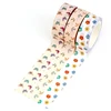 NEW 1PC 10M Decorative Cute Neutral & Beige Leaves Washi Tape Set for Planner Scrapbooking Masking Tape Stationery Supplies 6
