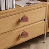 1PCS Cute Whale Solid Wood Clothes Caps Hook Non Punching Drawer Handle Decoration Creative Key Storage Kitchen Bathroom Accesso 5