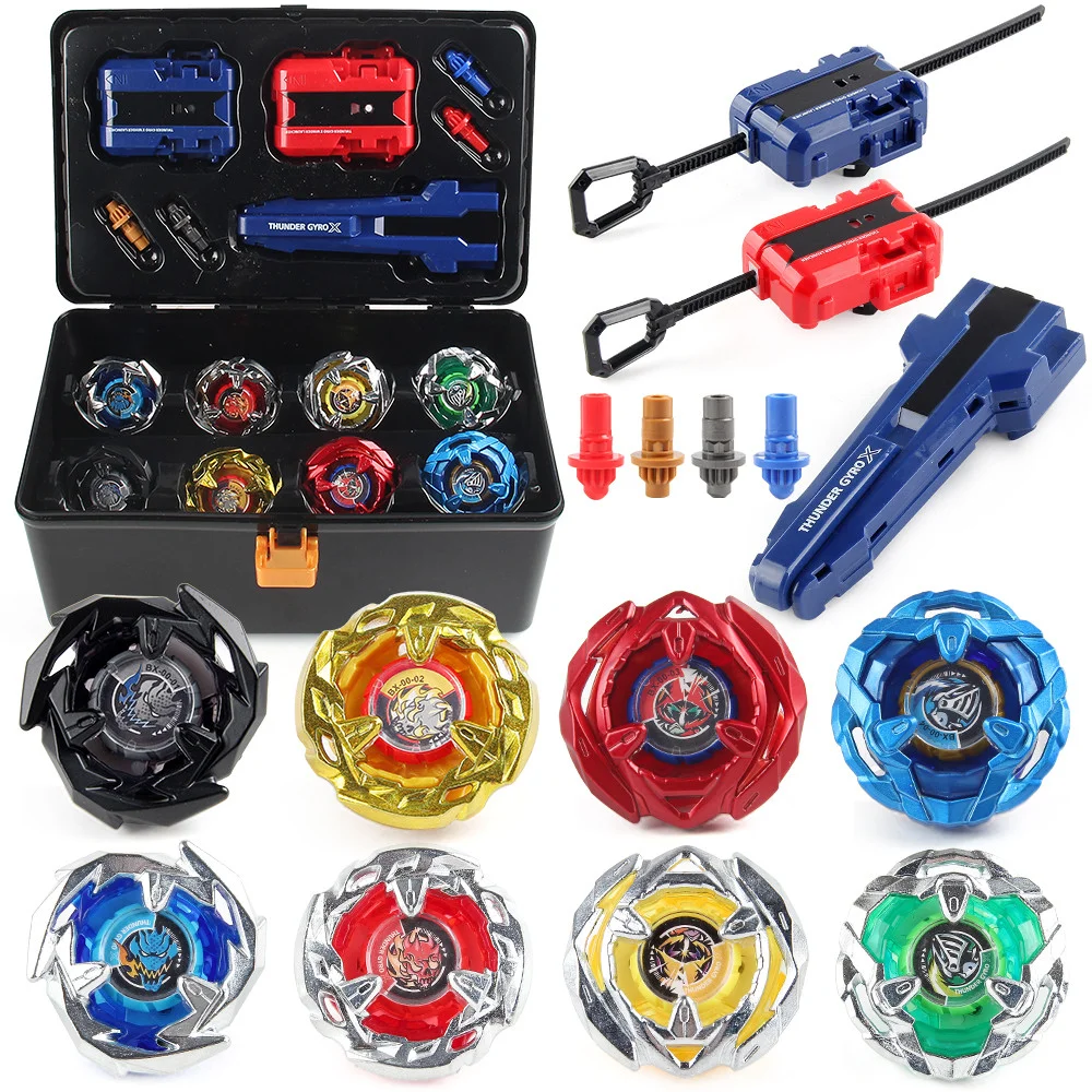 BX-01/02/03/04 BX00-01/02/03/04 Bey X Grip Launchers Tool Box Set Toys 8 PCS