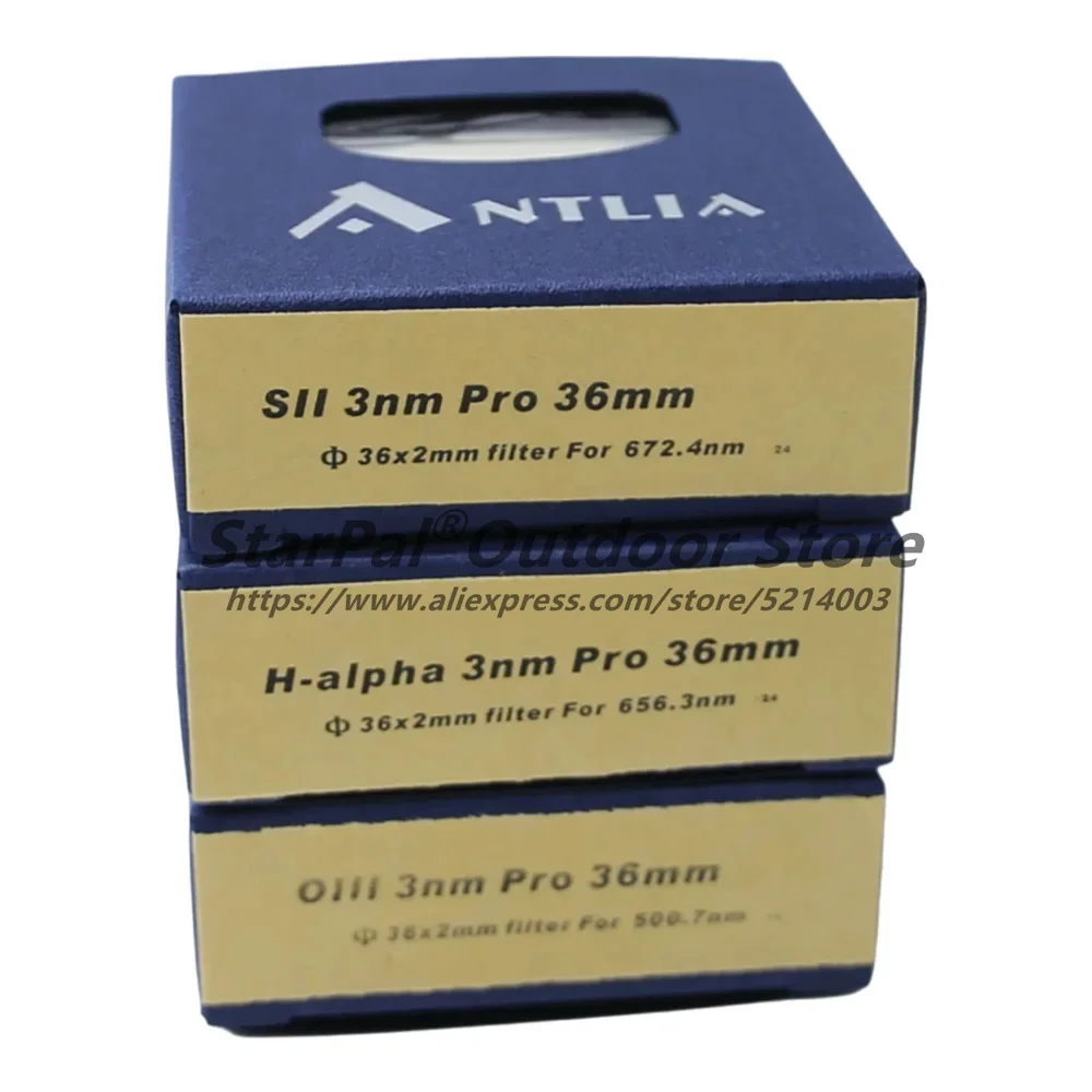 Antlia SHO 3nm 협대역 H-알파/황 II/산소 III 프로 필터 - 36mm/50MM 언마운트형(단품)