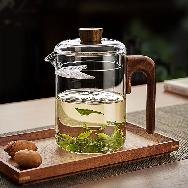 Accessoire Déco Tasse à Thé Céramique Avec Couvercle Et Passoire - Motif Chinois Vue Sur Mer Couvercle Passoire Thé