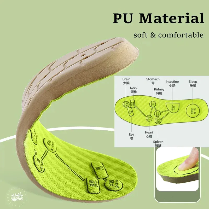 Insoles with Soft Breathable Sports Inserted into Sweat Absorbent Insoles