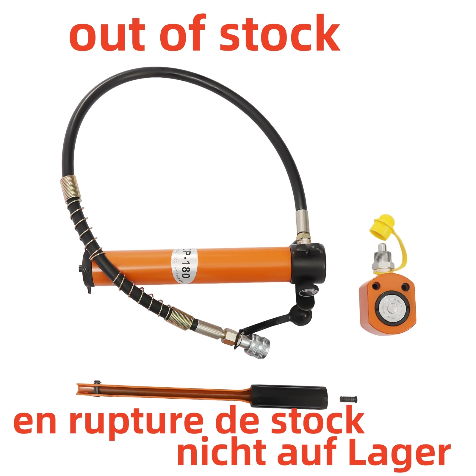 10T Hydraulic Ram Cylinder Jack  Hydraulic Jack Hand Pump,0.43