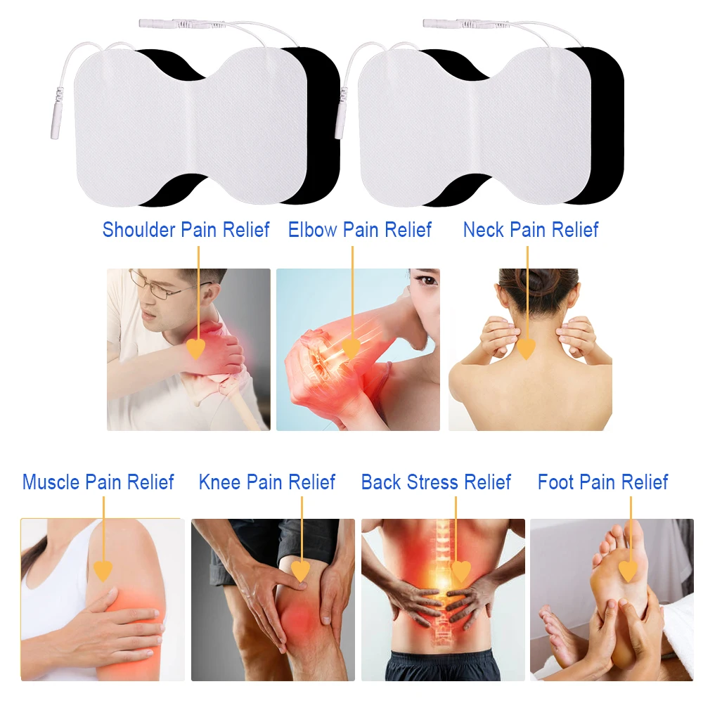 14.5*10cm Electrode Patch Self Adhesive for Tens Acupuncture Therapy Body Massager EMS Muscle Stimulator Massage Pads 5