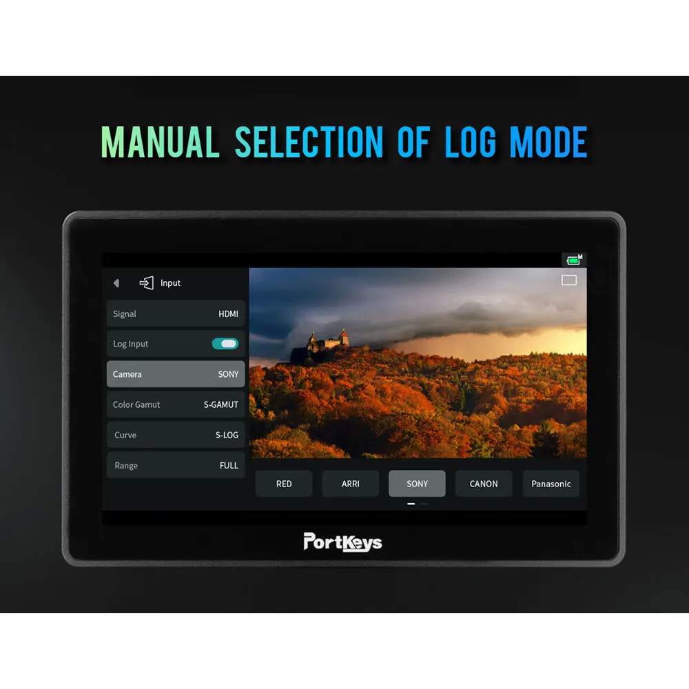 Portkeys BM5IV Monitor 5.5 inch Camera Control Monitor 2000Nits 4K60P HDMI 3G-SDI Wide Color Gamut for For 3D LUT output