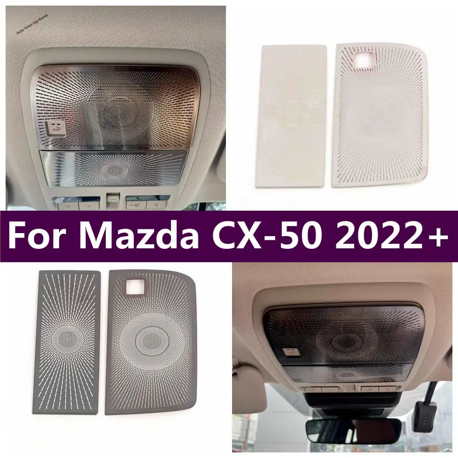 

Dome Courtesy Upper Roof Reading Lights Lamps Decoration Cover Trim Fit For Mazda CX-50 2022 - 2024 Interior Accessories