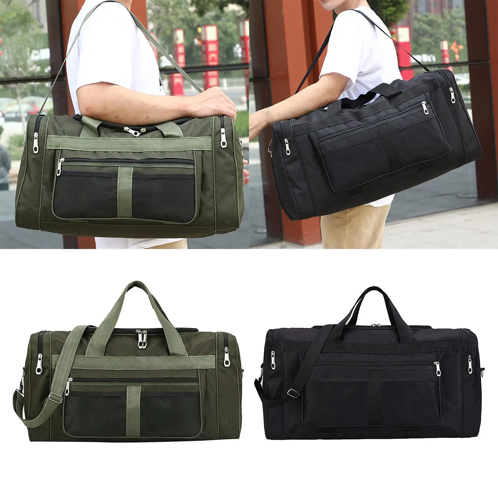 Travel Bag Travel Duffel Bag Handbag Holdall Organizer Storage Carry On Luggage Weekender Bag for Yoga Women Swimming Men Clothing Fitness