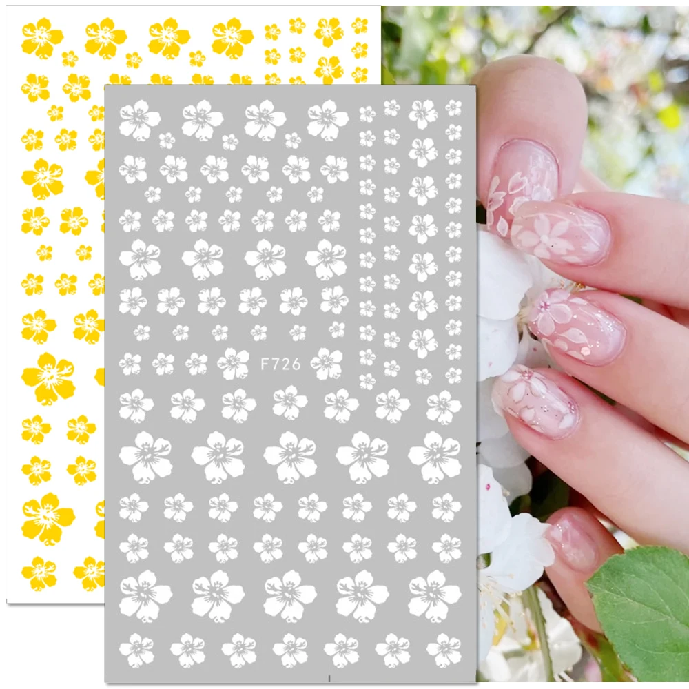 Nail Airbrush Stencils Butterfly Flower Leaf Nail Stickers French