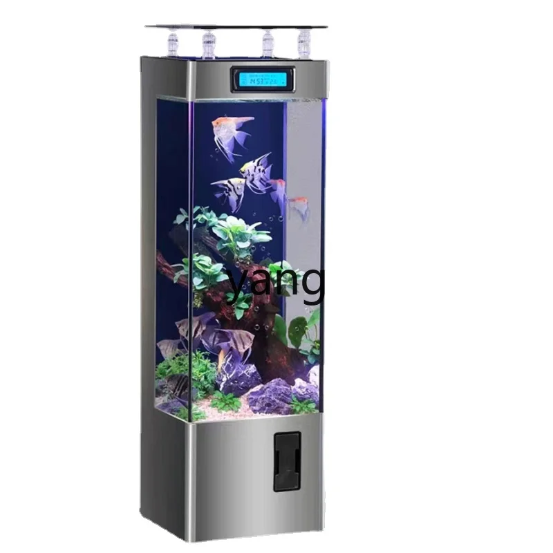 

L'm'm New Home Floor Smart Aquarium Change Water Ecological Fish Globe
