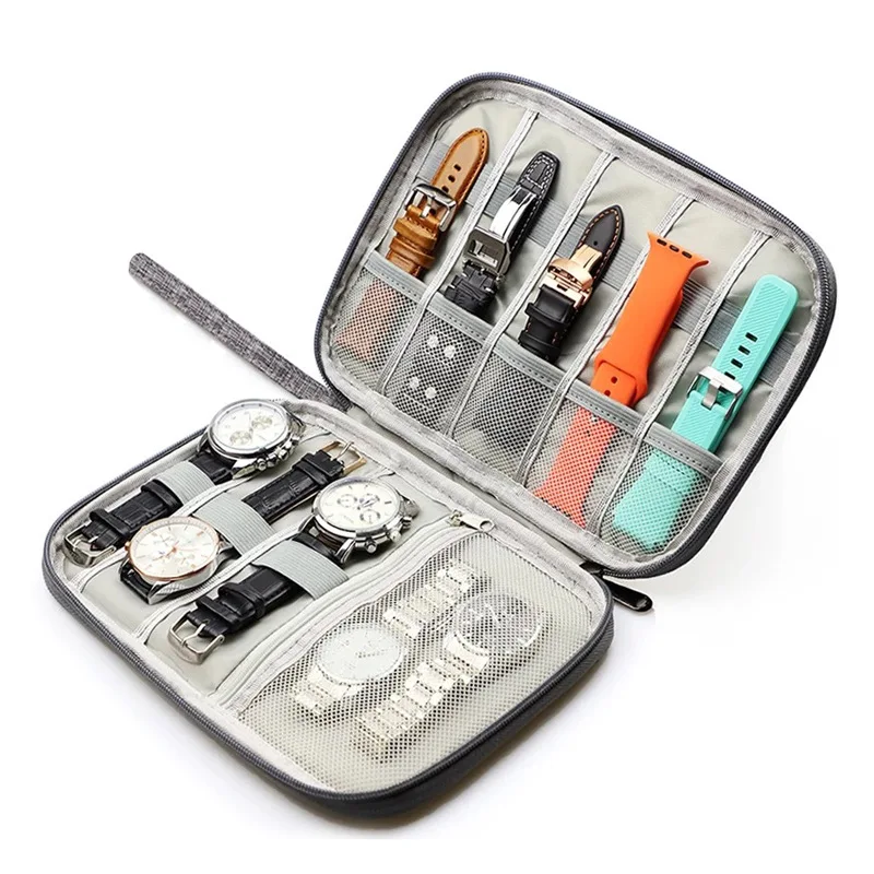 Portable Watch Strap Organizer Bags for Apple Watch Strap Travel Carrying Box Watchband Storage Bag Pouch Bag Accessories