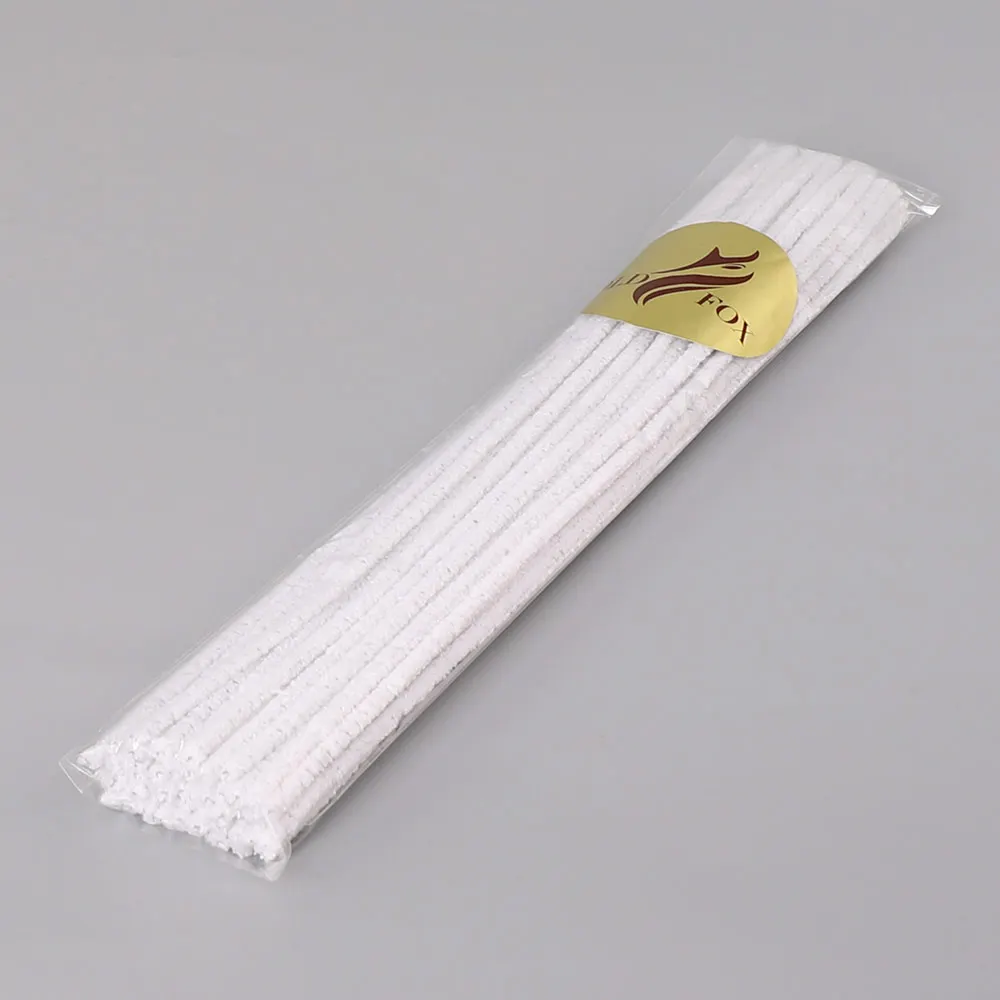 JIBILL 50pcs Cotton Tobacco Smoking Pipe Clean Tool，length 300mm， For Cleaning 3mm 6mm 9mm pipe channel，Long Church pipe clean
