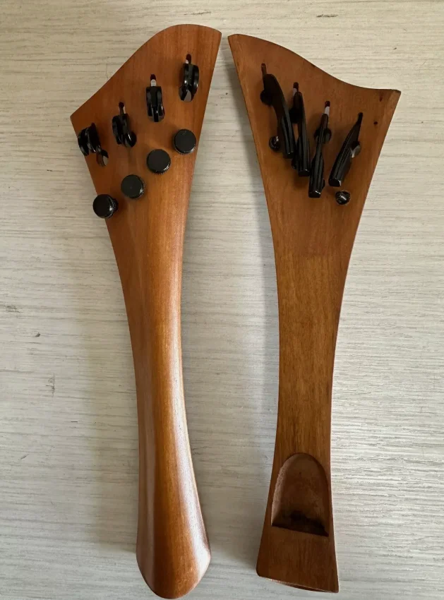 1 Pc 4/4 size Cello Tailpiece Cello Parts Pernambuco hand carved Professional