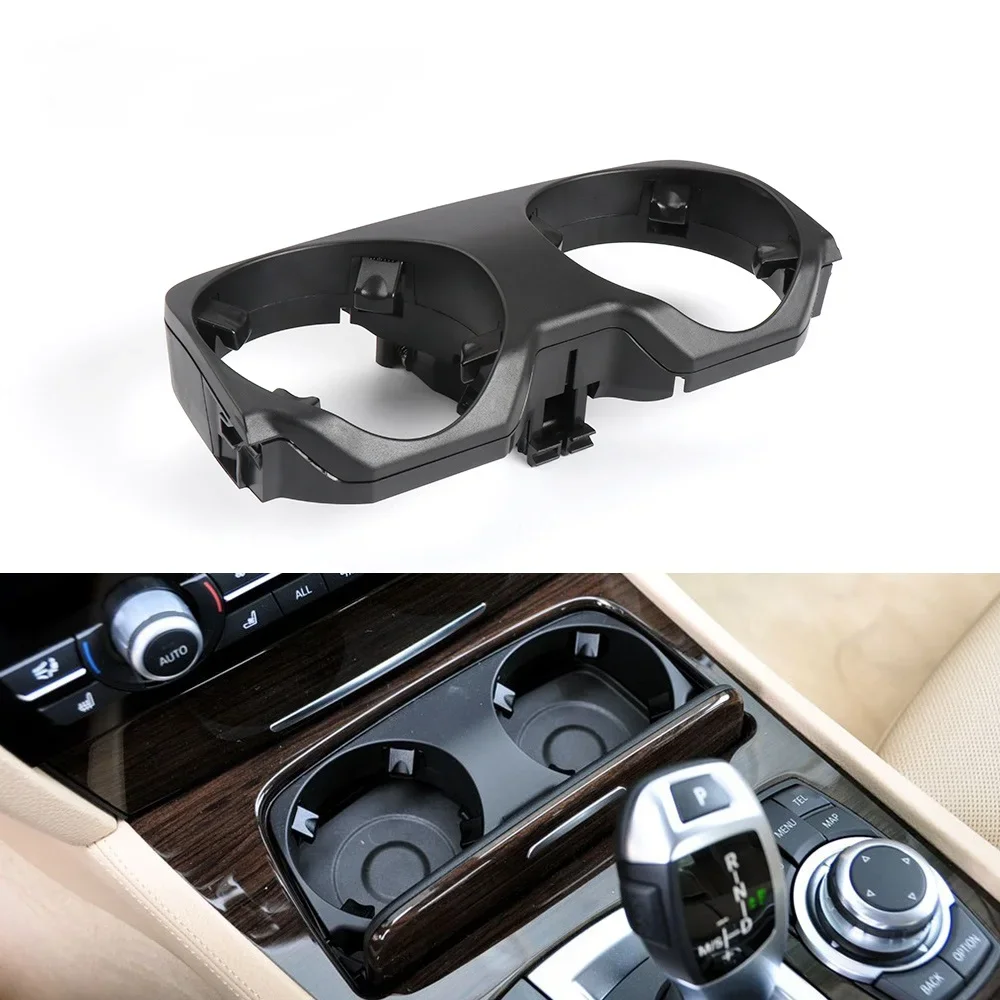 Car Center Console Cup Holder Water Cup Holder Console Dashboard Drink Cover for BMW F02 F01 7 Series 51169179820,cup storage holder