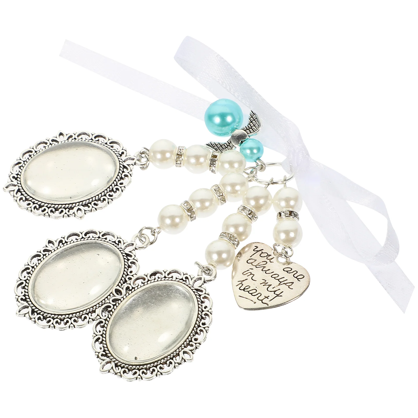 

Pendant Photo Frame DIY Charms Pendants Jewelry Bases Polyester Bracelet Wedding Bouquet Trays