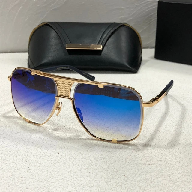 A DITA MACH gafas de sol de alta calidad para hombre y mujer, lentes de sol de diseño A la moda, titanio, cinco DRX 2087, tamaño 64 14 127| | - AliExpress