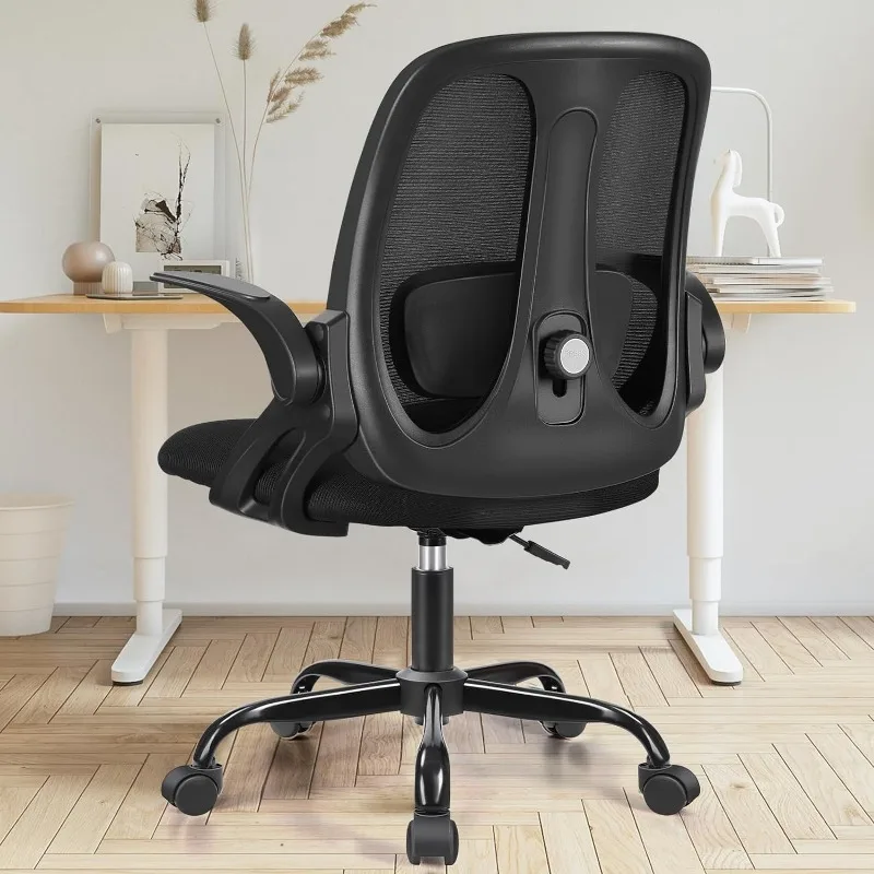 

Razzor Office Chair, Ergonomic Computer Desk Chair with 2D Lumbar Support and Flip-up Arms, Swivel Breathable Mesh Task Chair