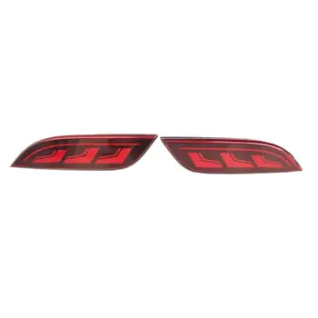Luci Riflettenti Affidabili per Auto, Luci Freno a LED, Luci Posteriori per Paraurti, Indicatori di Direzione Dinamici per Spark 2010-2015