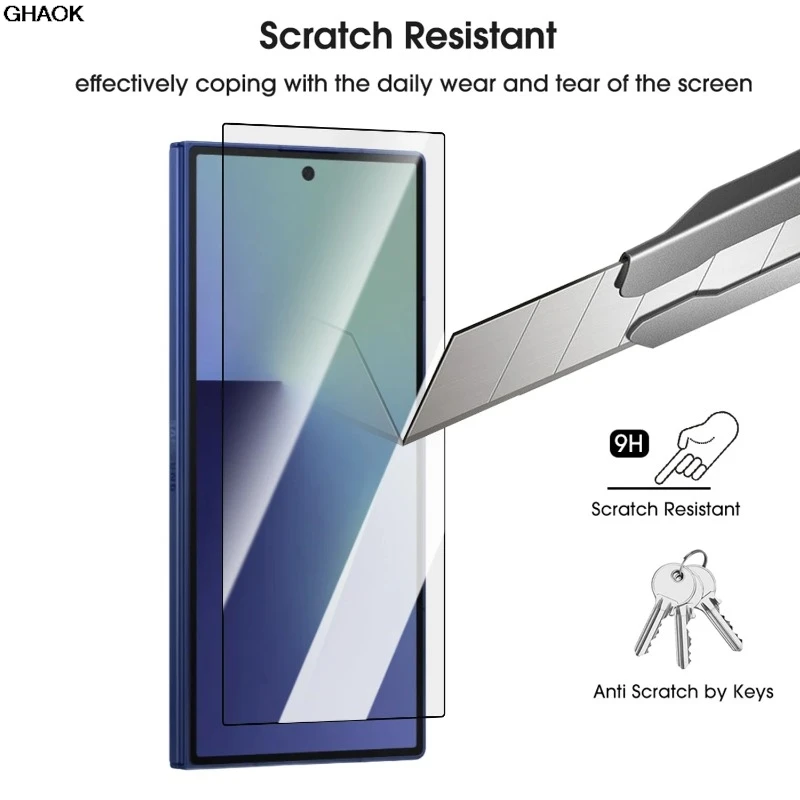 4-Pack HD Tempered Glass Screen Protector Set